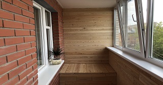 Отделка, остекление, утепление балконов в Усть-куте от 205 руб. м/2.