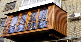 Внешняя отделка балкона Усть-Кут цена от 1025 руб. м/2.